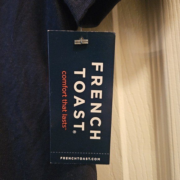 French Toast Girls Navy Polo Shirt, Sz 10 - Picture 5 of 8